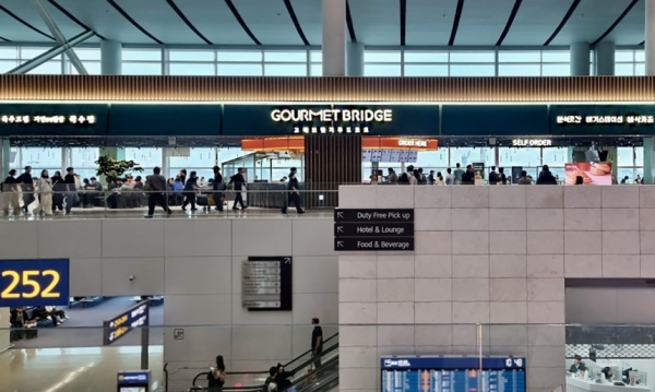 고메브릿지 인천공항 2터미널 중앙점. (사진=CJ프레시웨이)