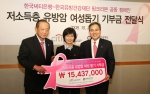 한국씨티銀, 유방암환자 돕기 캠페인