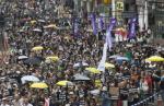 "정치탄압 중단하라"…中 국경절에 홍콩시민 수만명 시위