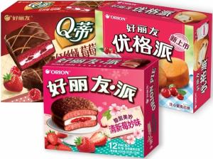 오리온 파이 중국서 인기 최고