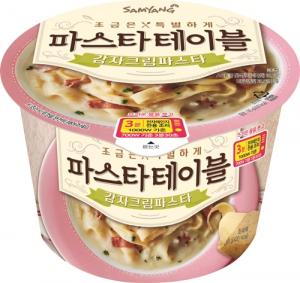 [신상품] 삼양식품 '파스타테이블 감자크림파스타'