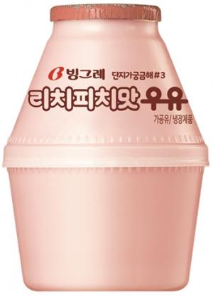 [신상품] 빙그레 '리치피치맛우유'