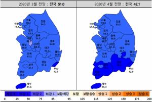 '코로나19' 직격탄···4월 주택사업 전망치 '역대 최저'