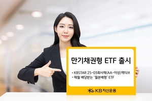 [신상품] KB자산운용 'KBSTAR 25-03회사채 액티브 ETF'