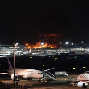 일본 강진에 항공기 화재···여행사 "큰 영향 없어"