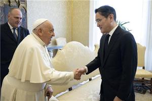 프란치스코 교황 만난 이재용