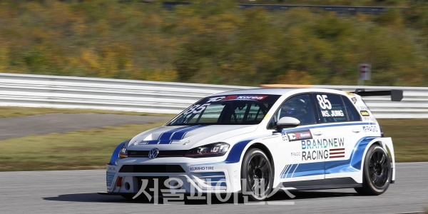 TCR코리아 4라운드 예선전에서 정남수가 폴포지션을 차지했다. (사진= 권진욱 기자)