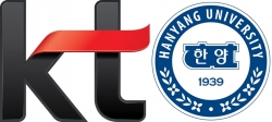 KT(왼쪽)과 한양대 로고. (사진=KT)