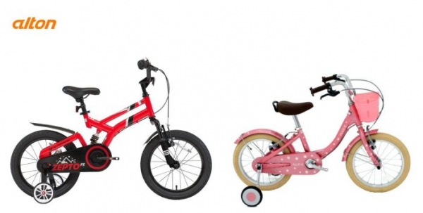 자전거 전문 기업 알톤스포츠가 어린이용 자전거 2종 '알로K'와 '젭토FS'를 출시했다. (사진= 알톤스포츠)