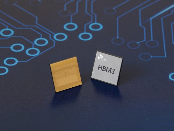 SK하이닉스가 업계 최초로 개발한 HBM3 D램 (사진=SK하이닉스)