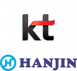 KT(위)와 한진 로고. (사진=KT)