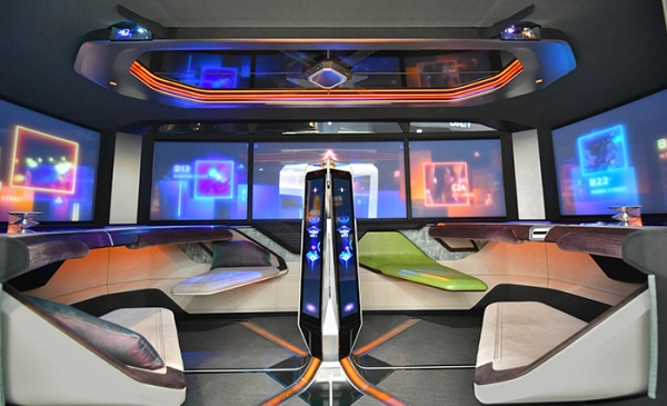현대모비스 미래 모빌리티 콘셉트 엠비전X 모습. (사진= 현대모비스)