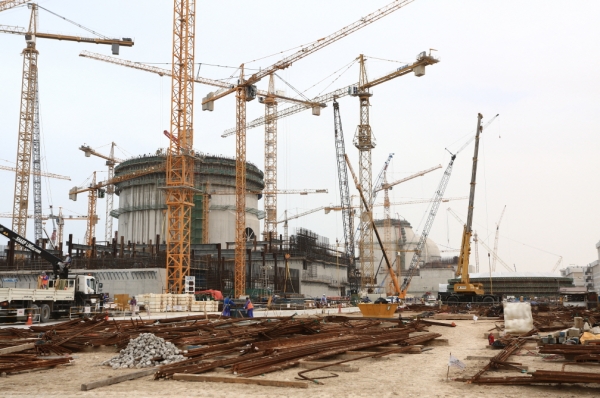 아랍에미리트(UAE) 바라카 원전 건설 현장. (사진=한국전력)
