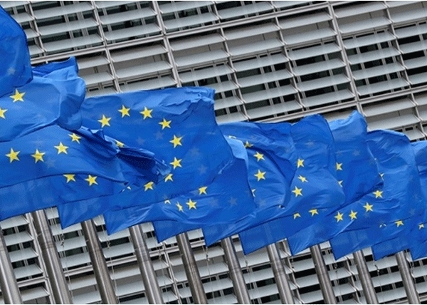 벨기에 브뤼셀 유럽연합(EU) 본부 앞에서 EU 깃발이 펄럭이고 있다. (사진=연합뉴스)