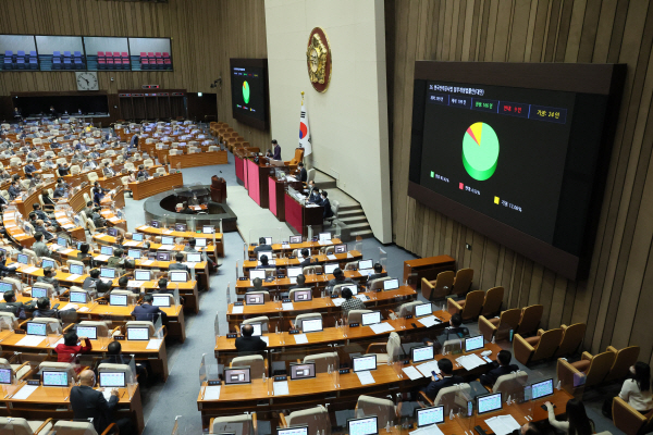28일 오후 서울 여의도 국회 의사당에서 본회의가 열리고 있다. (사진=연합뉴스)