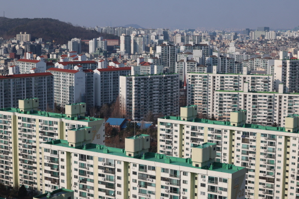 1월 31일 서울 양천구 목동 일대 아파트 모습. (사진=연합)