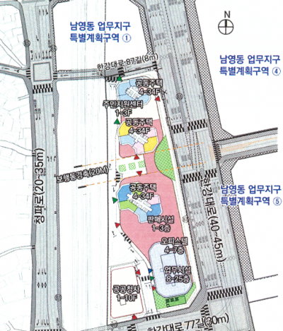 남영2구역 도시정비형 재개발사업 배치도. (사진=서울시)