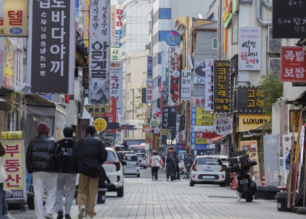 한산한 서울 종로의 음식점 밀집 거리 모습. (사진=연합뉴스)