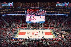 삼성전자, NBA 경기장 최초 360도 LED 스크린 설치