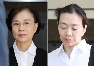 '해외명품 밀수' 이명희·조현아 징역형···집행유예로 구속 면해