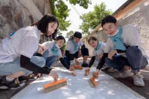 대우건설 대학생 홍보대사, '희망의 집 고치기' 봉사활동