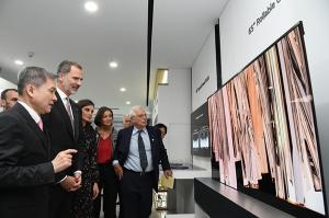 펠리페 6세 스페인 국왕, LG사이언스파크 방문해 5G·AI 기술에 관심