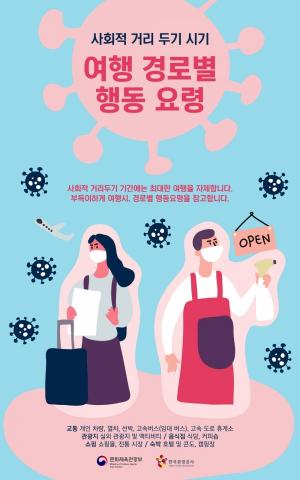 한국관광공사, '여행 경로별 행동 요령' 홍보 나서