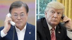 韓美정상 통화···문대통령 "트럼프 G7 초청 응하겠다"