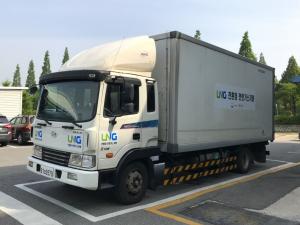 한국가스공사 "LNG 튜닝 트럭 활성화···미세먼지 잡는다"