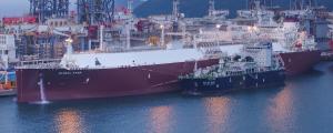 대우조선해양, '선박 대 선박 LNG 선적' 실증 테스트 성공