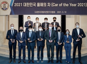 '올해의 차' 제네시스 G80 수상···자동차전문기자협회 시상식 성료