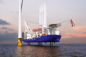삼성重, 친환경 해상풍력발전기 설치선 독자개발