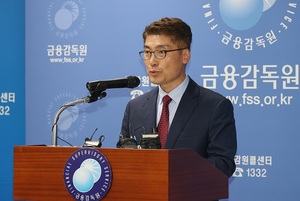 '은행 외환 이상거래' 검사 상황 설명하는 이준수 금감원 부원장