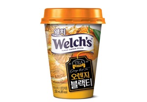 [신상품] 푸르밀 '웰치 오렌지블랙티'