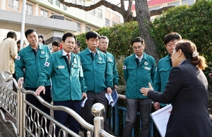 부산시의회 건교위, 2024년도 예산안 심사 대비 주요 사업장 점검 나서